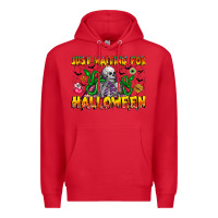 Red Just Mating For halloween Premium Hoodie - CowhideDigitalArt