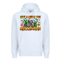 White Just Mating For halloween Premium Hoodie - CowhideDigitalArt