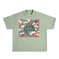 Oil Green Easter Bunny  tumbler Easter Day Urban Heavy Tee - HowdyJamesFarm