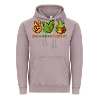 Vintage Zinc Peace Love St. Patrick's Day Vintage Hoodie - HowdyJamesFarm