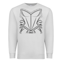 Dove Grey Wedding Dress , Simple Marriage Bridal Shower Gift Premium Sweatshirt - longCreatives