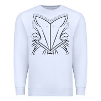 White Wedding Dress , Simple Marriage Bridal Shower Gift Premium Sweatshirt - longCreatives