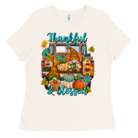 Bone Thankful Blessed Ladies Tee - texasbilliewilder