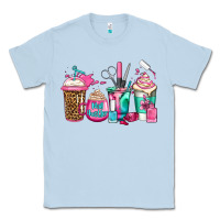 Dusty Blue nail hustler coffee cups Classic Tee - Jasminsmagicworld