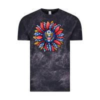 Cloud Black american sunflower Vintage Tee - Jasminsmagicworld