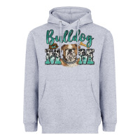 Bulldog Mom Heavyweight Hoodie | Teevron