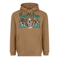 Toasted Coconut bulldog mom Heavyweight Hoodie - BarkalooDesign