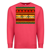 Cardinal thunderbird bullskull Aztec pattern Premium Sweatshirt - BarkalooDesign