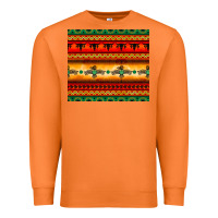 Carrot thunderbird bullskull Aztec pattern Premium Sweatshirt - BarkalooDesign