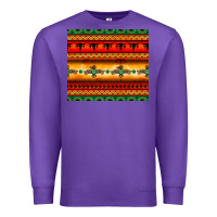Purple thunderbird bullskull Aztec pattern Premium Sweatshirt - BarkalooDesign