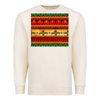Sandshell thunderbird bullskull Aztec pattern Premium Sweatshirt - BarkalooDesign