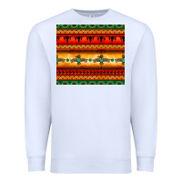 White thunderbird bullskull Aztec pattern Premium Sweatshirt - BarkalooDesign