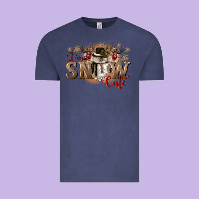 Im Snow Cute Vintage Tee Designed By Cowgirlartshop