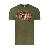 Vintage Olive im snow cute Vintage Tee - CowGirlArtShop