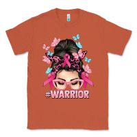 Copper Warrior Cancer messy bun Cancer Awareness Classic Tee - HowdyJamesFarm