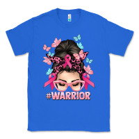 True Royal Warrior Cancer messy bun Cancer Awareness Classic Tee - HowdyJamesFarm