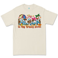 Bone the beach is my happy place Premium Tee - NancyCooperArtShop