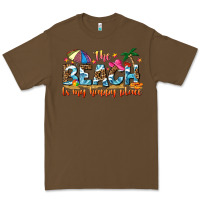 Cacao the beach is my happy place Premium Tee - NancyCooperArtShop