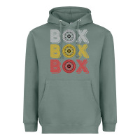 Sage Vintage Retro Box Box Box Formula Racing Heavyweight Hoodie - longCreatives