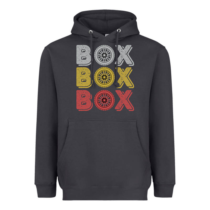 Vintage Retro Box Box Box Formula Racing Heavyweight Hoodie by longCreatives | Teevron