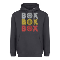 Smoke Vintage Retro Box Box Box Formula Racing Heavyweight Hoodie - longCreatives