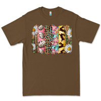 Cacao Easter Brushstroke With Quail Eggs Daisy And Bunny Premium Tee - RanaPortraitStore