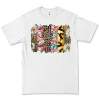 White Easter Brushstroke With Quail Eggs Daisy And Bunny Premium Tee - RanaPortraitStore