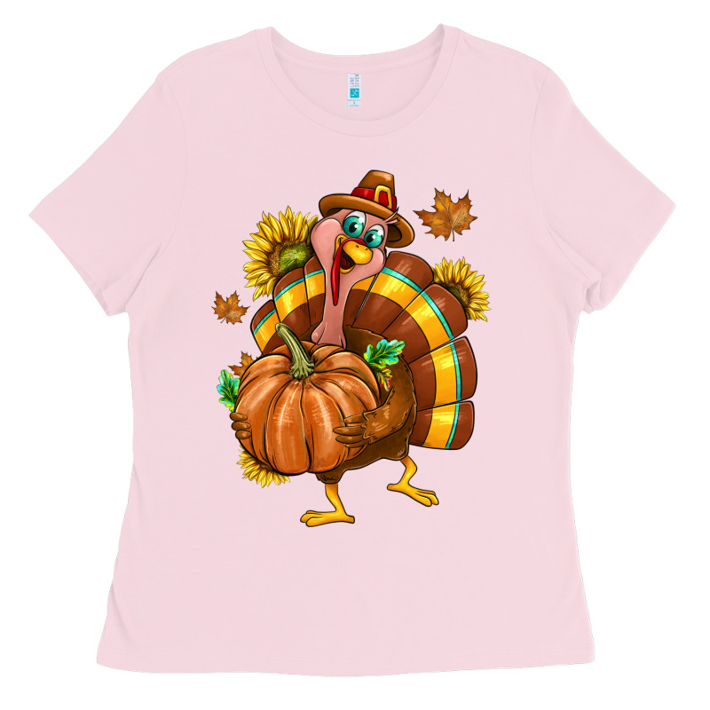 Thanksgiving Turkey Ladies Tee by texasbilliewilder | Teevron