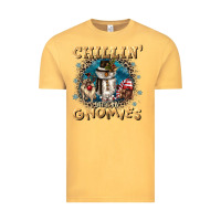 Vintage Mustard chillin with my gnomies Vintage Tee - CowGirlArtShop