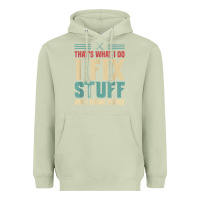 Matcha that's what i do   i fix stuff and i know things Heavyweight Hoodie - longCreatives