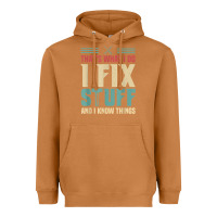 Meerkat that's what i do   i fix stuff and i know things Heavyweight Hoodie - longCreatives