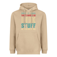 Mushroom that's what i do   i fix stuff and i know things Heavyweight Hoodie - longCreatives