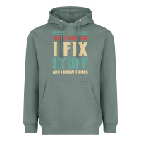 Sage that's what i do   i fix stuff and i know things Heavyweight Hoodie - longCreatives