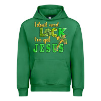 Emerald i dont need luck i have got jesus Urban Hoodie - AdoDesignShop