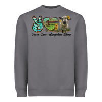 Storm Peace Love Hampshire Sheep Heavyweight Sweatshirt - LillyAllenDesigns