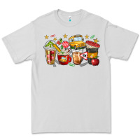 Dove Grey school bus coffee cups Premium Tee - NancyCooperArtShop