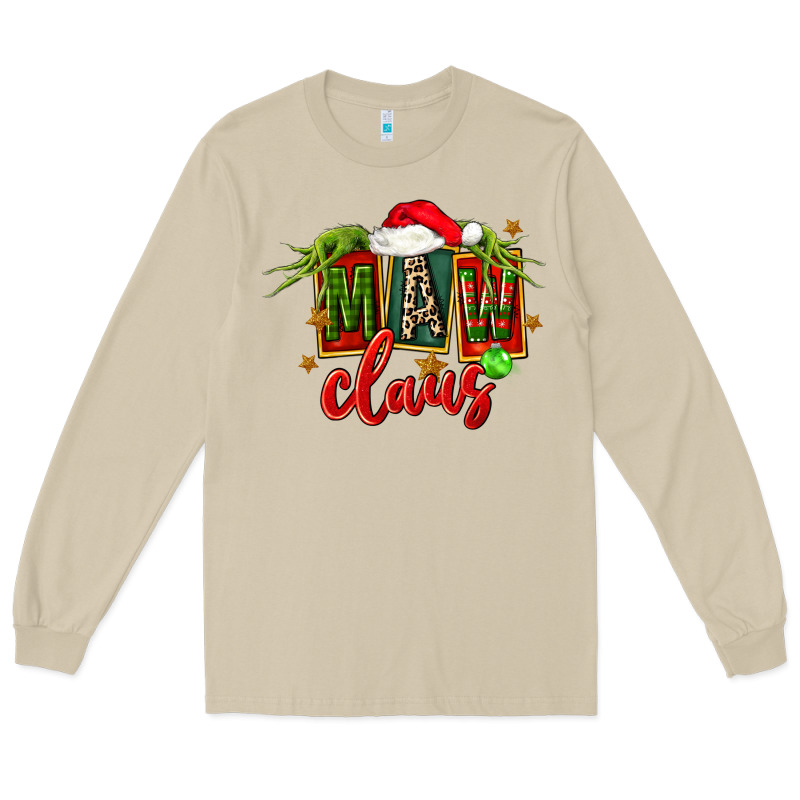 Christmas Maw Claus Long Sleeve Tee by FaDigitalArtStudio | Teevron