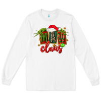 White christmas maw claus Long Sleeve Tee - FaDigitalArtStudio
