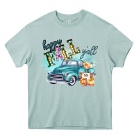 Arona Happy Fall YALL Pumpkin Truck Shirt Heavy Core Tee - Bettercallsaul