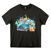 Asphalt Happy Fall YALL Pumpkin Truck Shirt Heavy Core Tee - Bettercallsaul