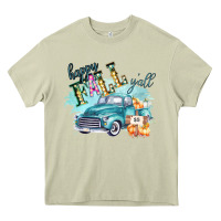 Mossy Happy Fall YALL Pumpkin Truck Shirt Heavy Core Tee - Bettercallsaul