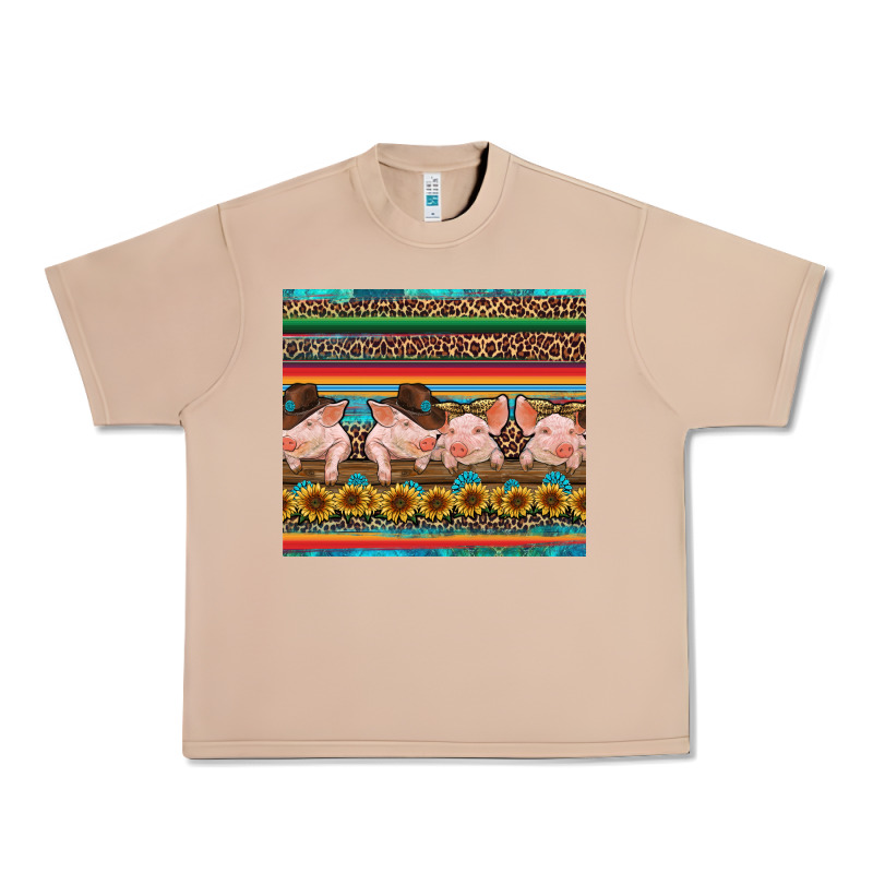Western Serape Pigs Urban Heavy Tee by RanaPortraitStore | Teevron