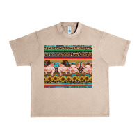 French Oak western serape pigs Urban Heavy Tee - RanaPortraitStore