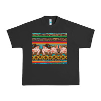 Pigment Black western serape pigs Urban Heavy Tee - RanaPortraitStore