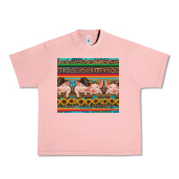 Salmon western serape pigs Urban Heavy Tee - RanaPortraitStore