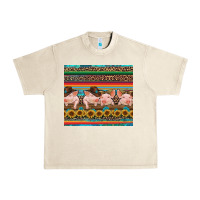 Sandshell western serape pigs Urban Heavy Tee - RanaPortraitStore