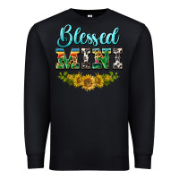 Black blessed mini Premium Sweatshirt - BarkalooDesign