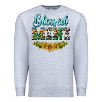 Heather Grey blessed mini Premium Sweatshirt - BarkalooDesign