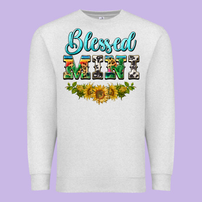 Blessed Mini Premium Sweatshirt Designed By Barkaloodesign