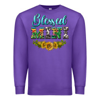 Purple blessed mini Premium Sweatshirt - BarkalooDesign